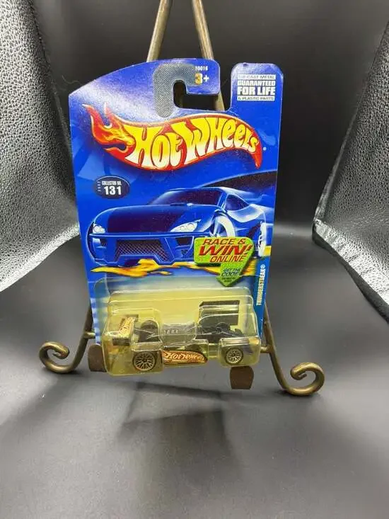 2002 Hot Wheels Collector #131 Thunderstreak Black Racing #3