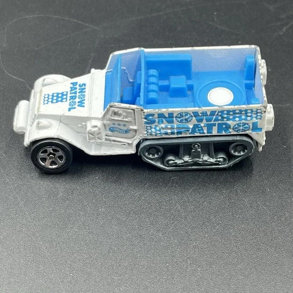 Vintage 1974‎ Hot Wheels Snow Patrol Truck White With Decals 1:64 Scale