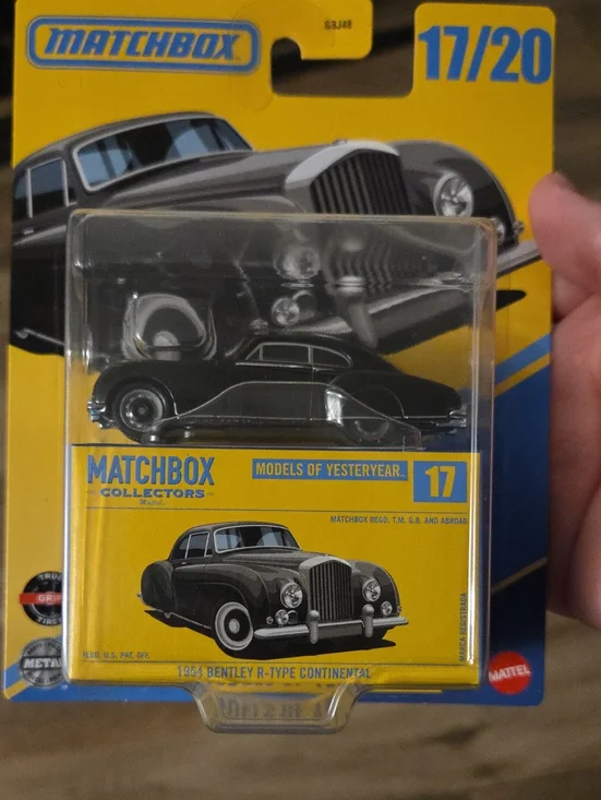 Matchbox Black 1954 Bentley R-Type Continental Die-Cast Car