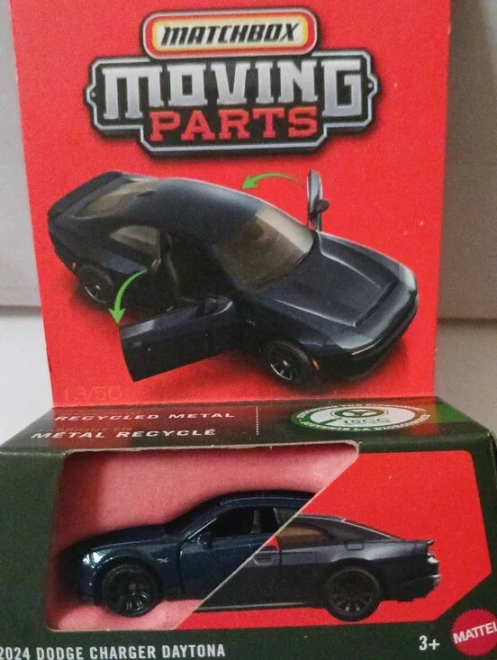 Matchbox Moving Parts 2024 Dodge Charger Daytona - Dark Blue