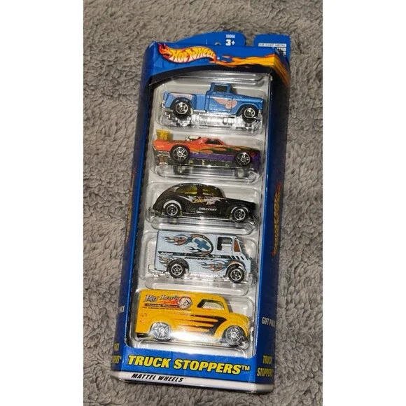 2000 Hot Wheels Truck Stoppers gift pack 1:64 Die-cast