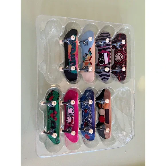 Tech Deck Fingerboard 8 Pack Lot Element Almost Flip Enjoi Skateboard Miniatures