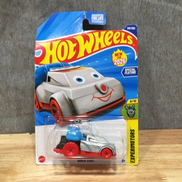 Hot Wheels Toy Car Experimotors Quick Chat 2025 210/250 Silver Red