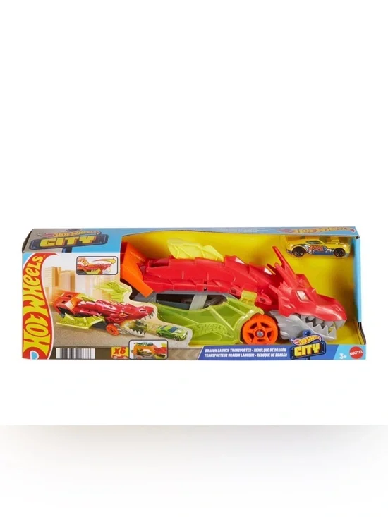 Hot Wheels City Dragon Launch Transporter Includes One Hot Wheels Car New in Box