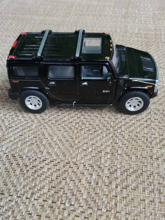 2008 Hummer H2 SUV Diecast Model Toy Car Kinsmart 5337D 1:40 Black