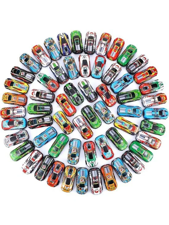 280 Pcs Mini Pull Back Cars - Fun Metal Race Vehicles for Kids, Party Favors