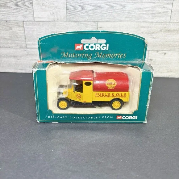 Corgi Motoring Memories Shell Fues & Oils die cast‎ NIB OPEN BOX
