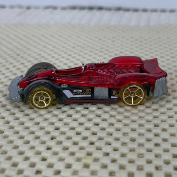 Hot Wheels Road‎ Rocket Translucent Red 1995 Mattel Diecast Race Car Thailand