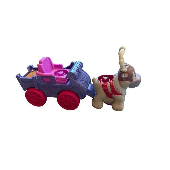 Fisher-Price Little People Disney Frozen Wagon Cart & Sven Only