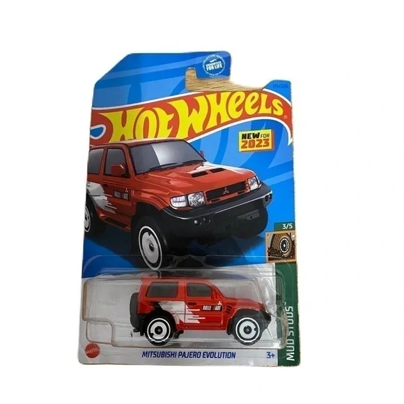 Hot Wheels Mitsubishi Pajero Evolution Car NEW Red Kids Toy