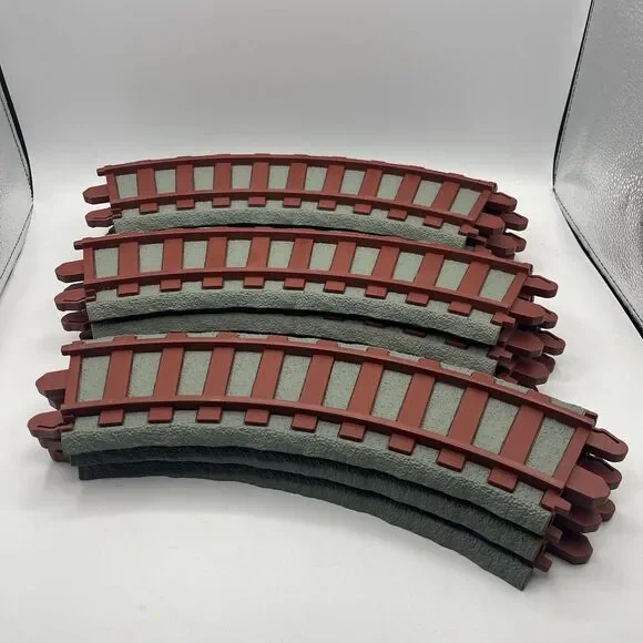 Vtg 1988 Playskool Express Preschool Train Curved Tracks 11 Piece Replacement ￼