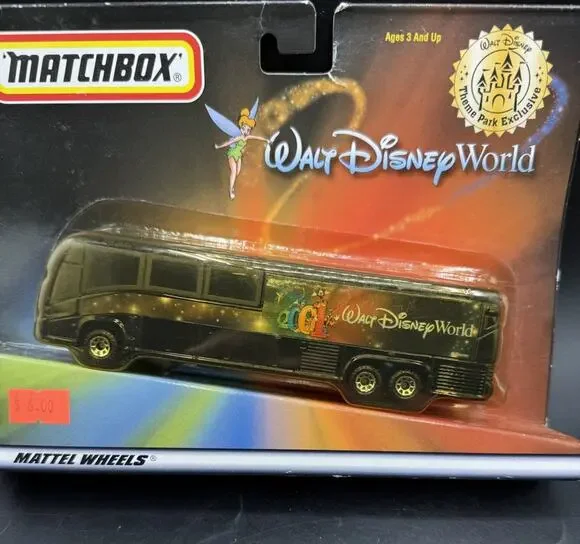 NEW Vintage 2001 Matchbox Walt Disney World Theme Park Exclusive Bus Sealed -S1F