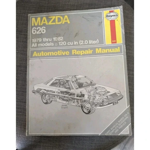 Haynes Automotive Repair Manual Shop Book 1979 - 1982 Mazda 626‎