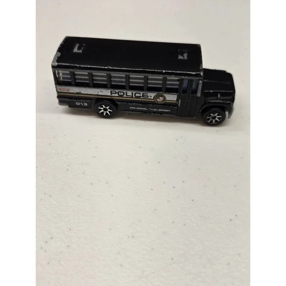 Hot Wheels 1988 Prisoner Transport Police Bus‎ Black Diecast Toy Car Malaysia