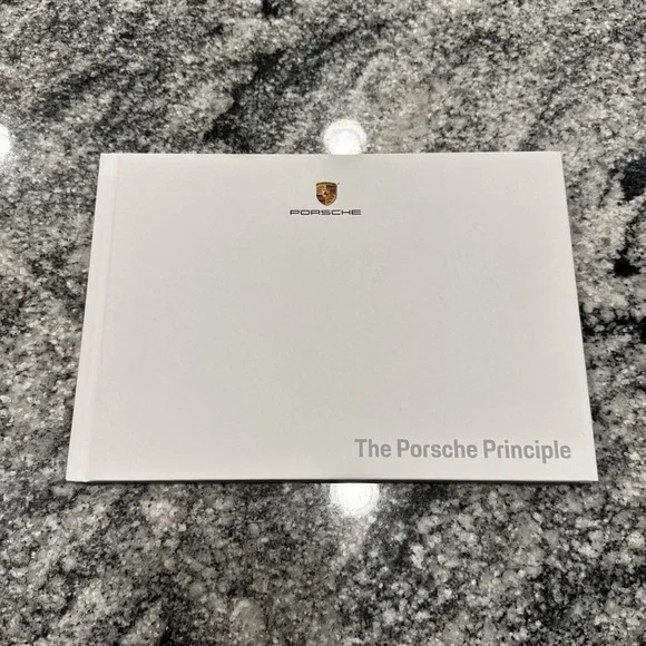 The Porsche Principle Book White Hardcover - 2019 -‎ Excellent Shape