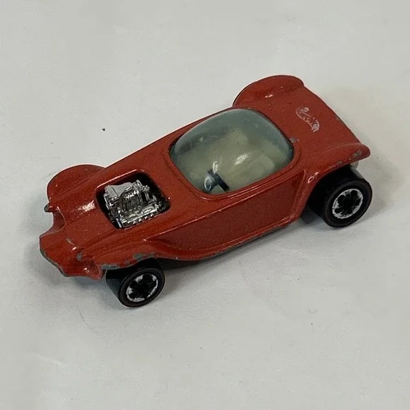 Vintage Hot Wheels Red Line 1967 Beatnik Bandit Red Car Read