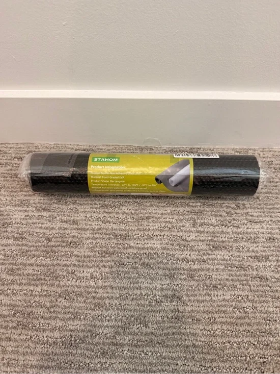 Black Non-Slip Shelf Liner Roll