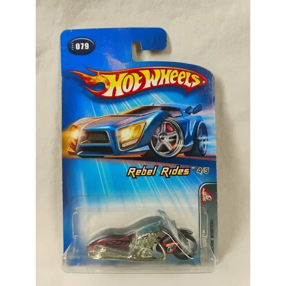 2005 Hot Wheels #079 Rebel Ride Scorchin' Scooter‎ Motorcycle