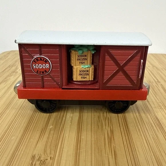 Thomas and Friends Box Car Brendam Shipping Magic Cargo Flip Door‎ Diecast Train