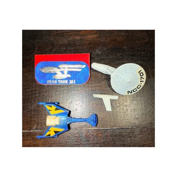 Corgi Star Trek Klingon‎ USS Enterprise Die Cast Starship Toy Name Tag