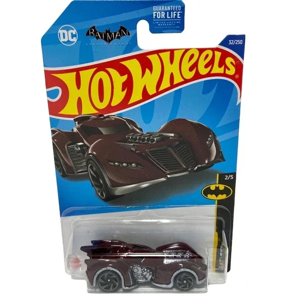Hot Wheels Batman Arkham Asylum‎ Batmobile 32/250 Batman 2/5 Brown 1:64 NIP 2022