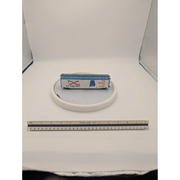 HO Scale Alabama The‎ Heart of Dixie Boxcar MMP 711-22 White Blue Rolling Stock
