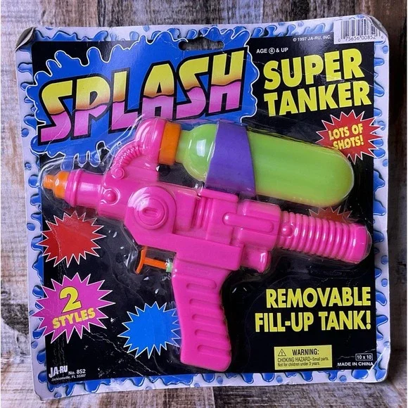 Vintage 1997 Splash Super Tanker Water Gun By Ja-Ru