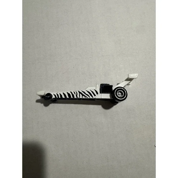Hot Wheels 1993 Zebra Dragster Race Car 5