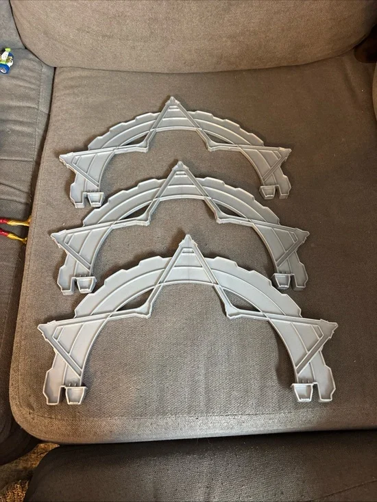 Hot Wheels Mario Kart Rainbow Road Track Replacement Parts Star Arches x 3