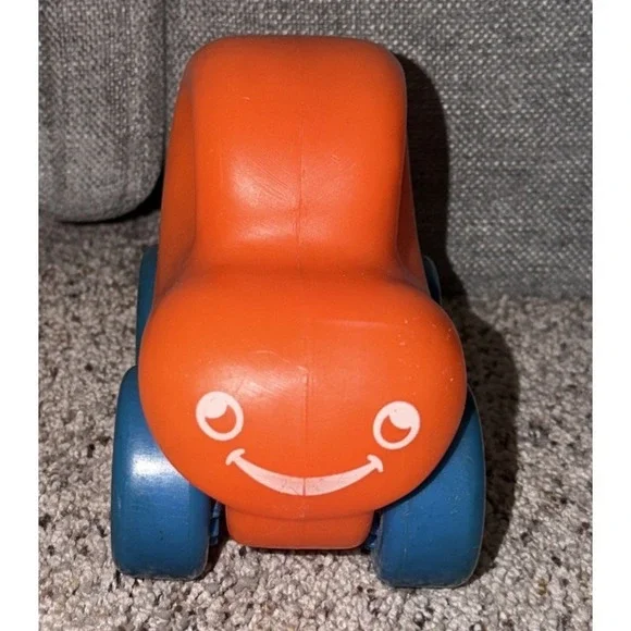 Vintage Orange Little Tikes My First Wheels Chunky Toddler Car