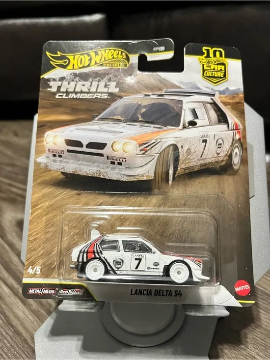 Hot Wheels Premium Lancia Delta S4 Rally Toy Car-Real Riders