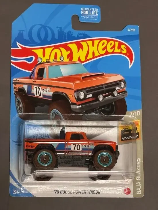 Hot Wheels '70 Dodge Power Wagon - Baja Blazers Series 2/10 New