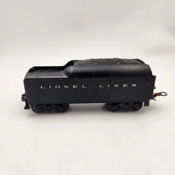 Vintage Lionel Lines Coal Tender O Gauge Black Streamlined Train Car USA Made