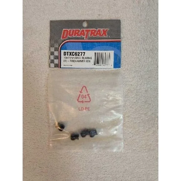DuraTrax DTX6277 10x11mm Ball Bearings 4-Firehammer RTR RC Parts