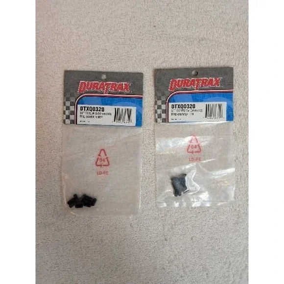 DuraTrax DTXQ0320 Set Screw 5x10mm Firehammer RTR Lot of 2 RC Parts