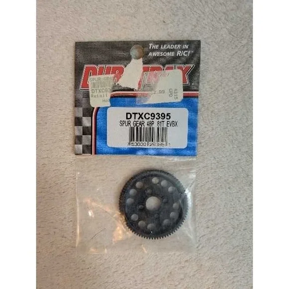 DuraTrax DTXC9395 Spur Gear 48P 81T Black RC Car Part NIP