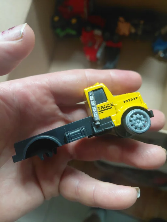 vintage Hot Wheels Twin Mill die-cast car from Mattel. 1969 missing right wheel
