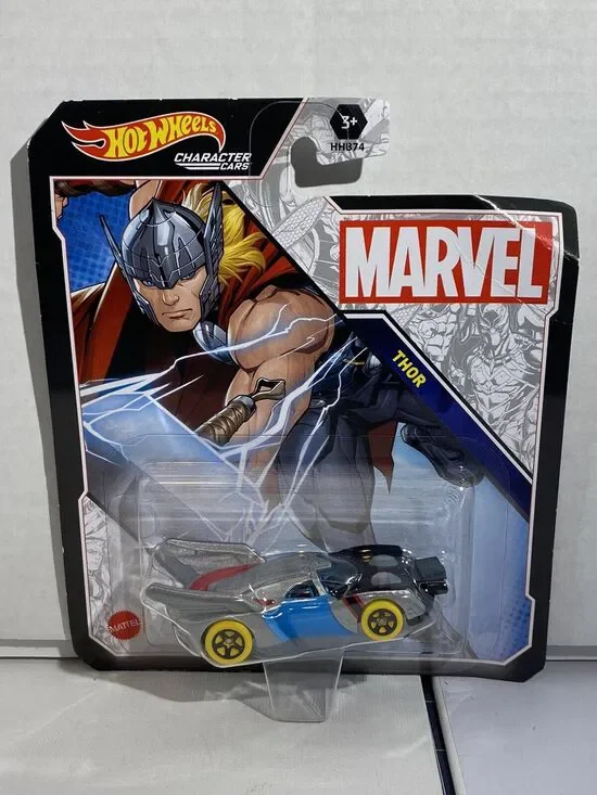 Hot Wheels Marvel Thor Comic Version Character Car New 2022 release