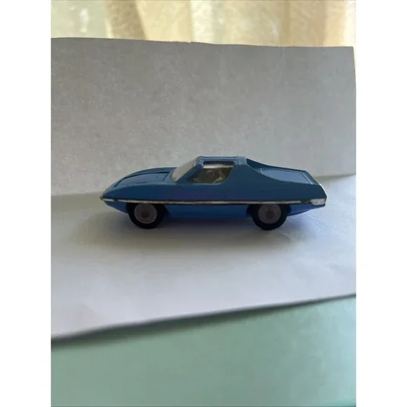Vintage 1960s Husky The Man From Uncle Diecast Car With Occupants Blue