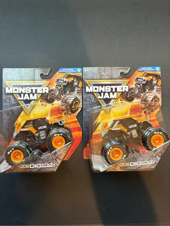 JCB Digatron Kids Monster Truck Toy bundle  - Orange