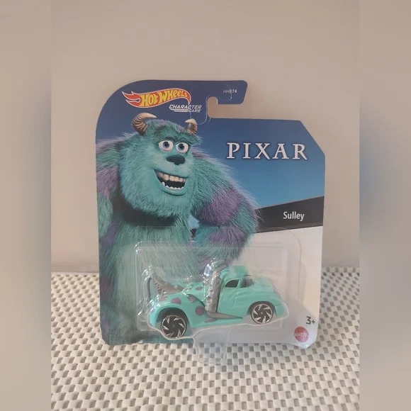 Hot Wheels Character Cars Pixar Sulley from Monsters Inc. NWT