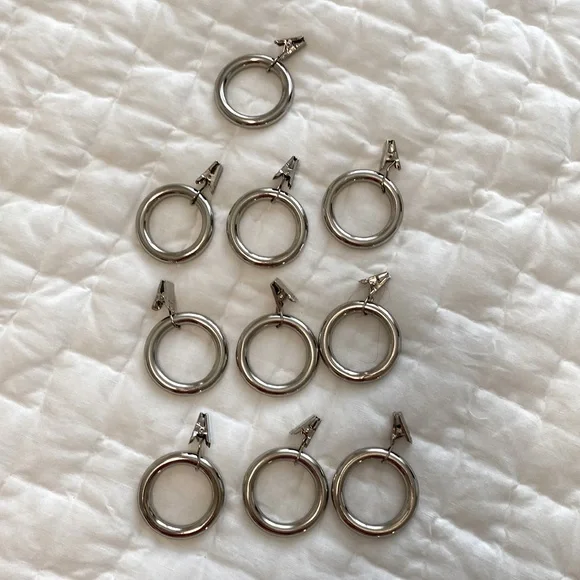 Pottery barn Curtain Clips