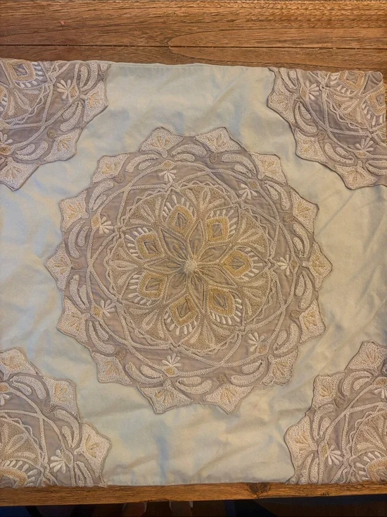 Pottery Barn Antique Medallion Euro Sham