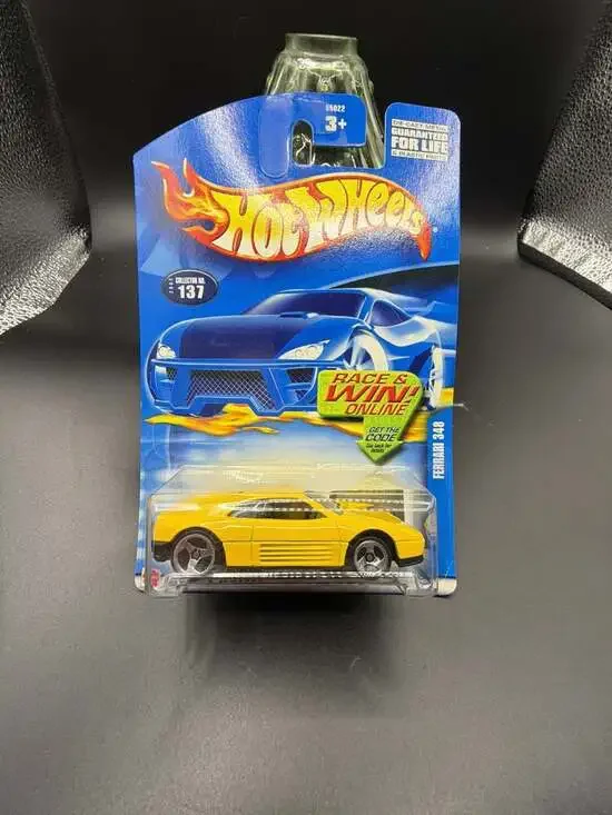 2002 Hot Wheels Ferrari 348 Yellow Collector No. 137
