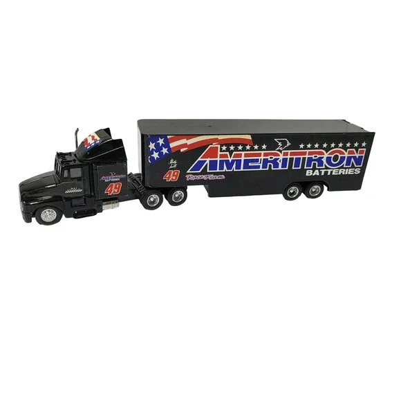 Ameritron Batteries Stanley Smith 49 Race Team Semi Truck Trailer Diecast 1:64