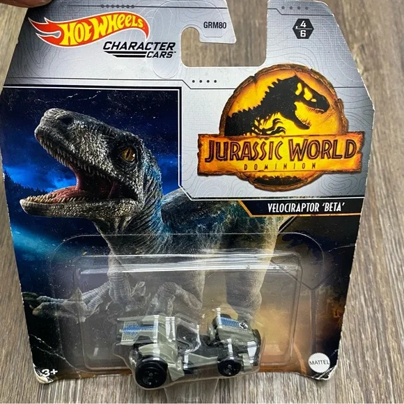 Hot‎ Wheels Jurassic World Velociraptor 'Beta' Character Car