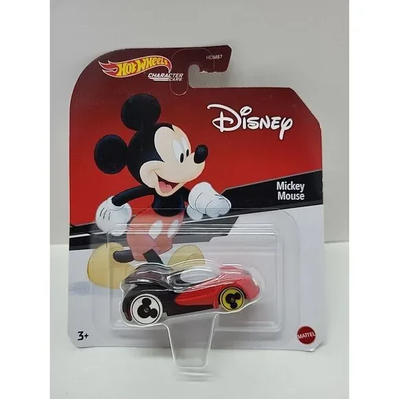 New 2020 Hot Wheels Disney Mickey Mouse Character Cars 1:64‎ - 3+