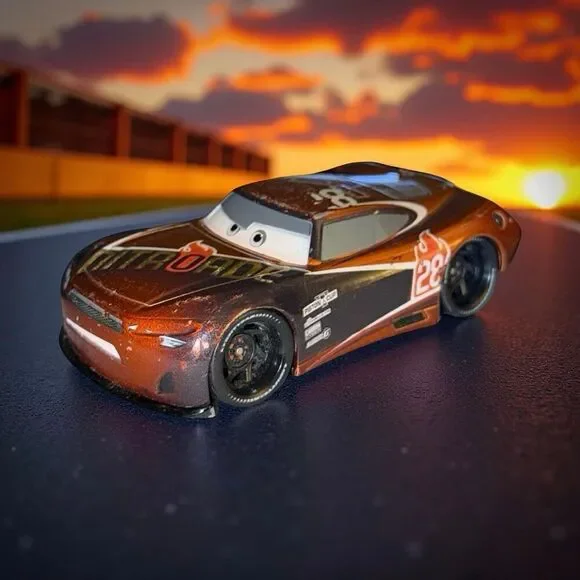 Disney Store Cars 3 Die Cast Tim Treadless Nitroade Car 1:43 Scale A34