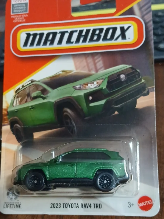 Matchbox Metallic Green 2023 Toyota RAV4 TRD  Car