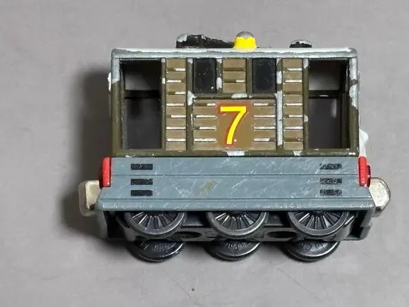 2002 Learning Curve Take Along Thomas & Friends Toby No. 7 Die Cast Train Car